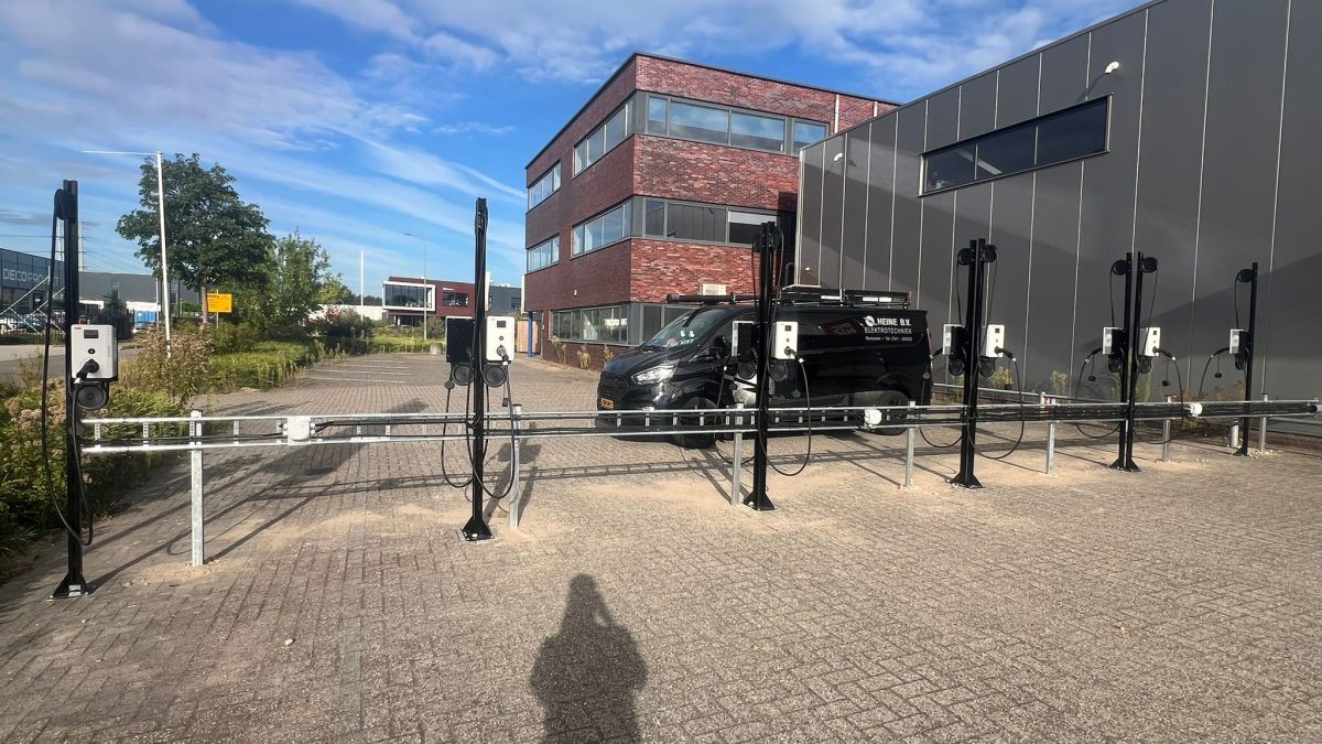 Laadplein met ABB Wallboxen