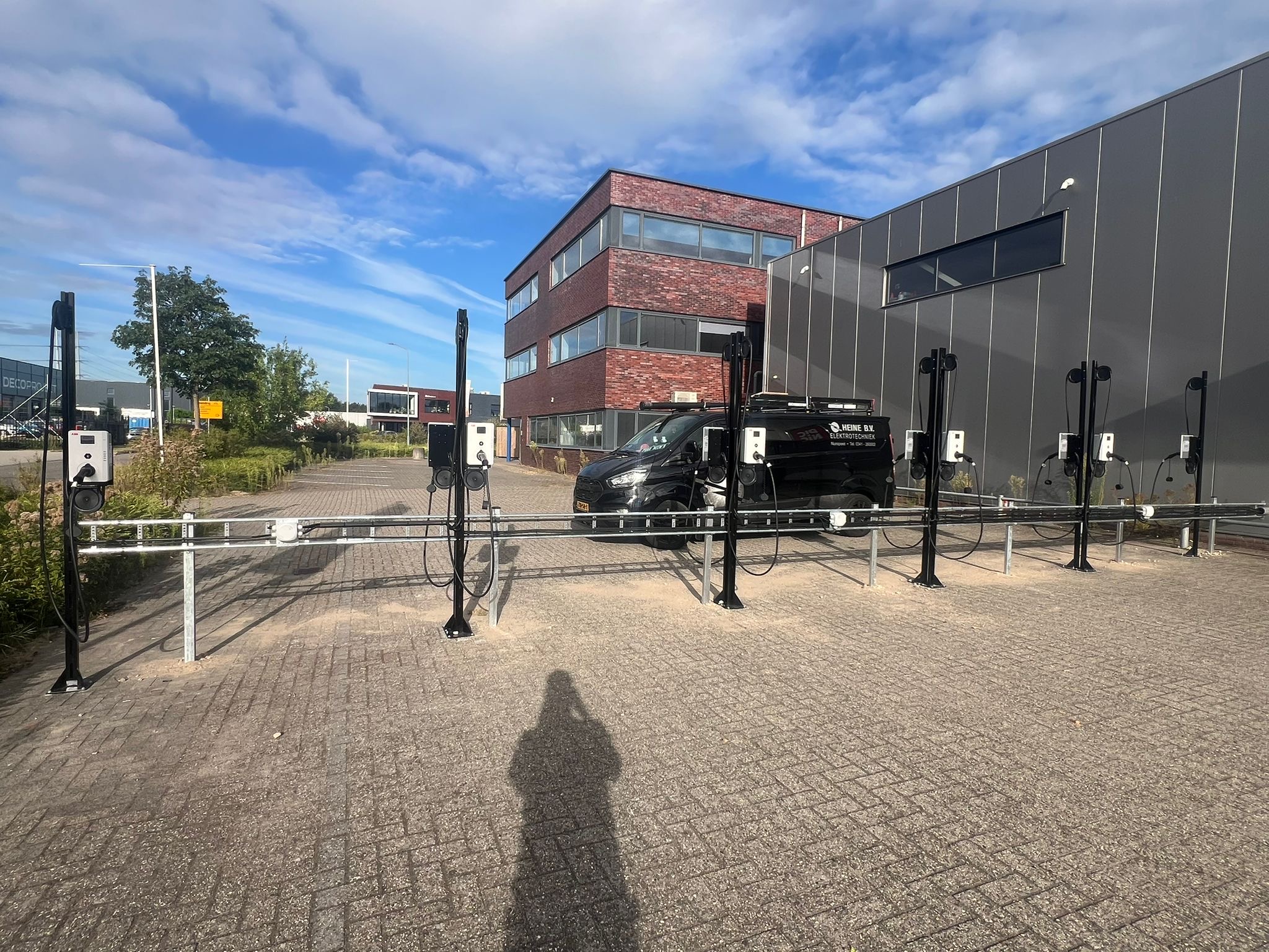 Laadplein met ABB Wallboxen